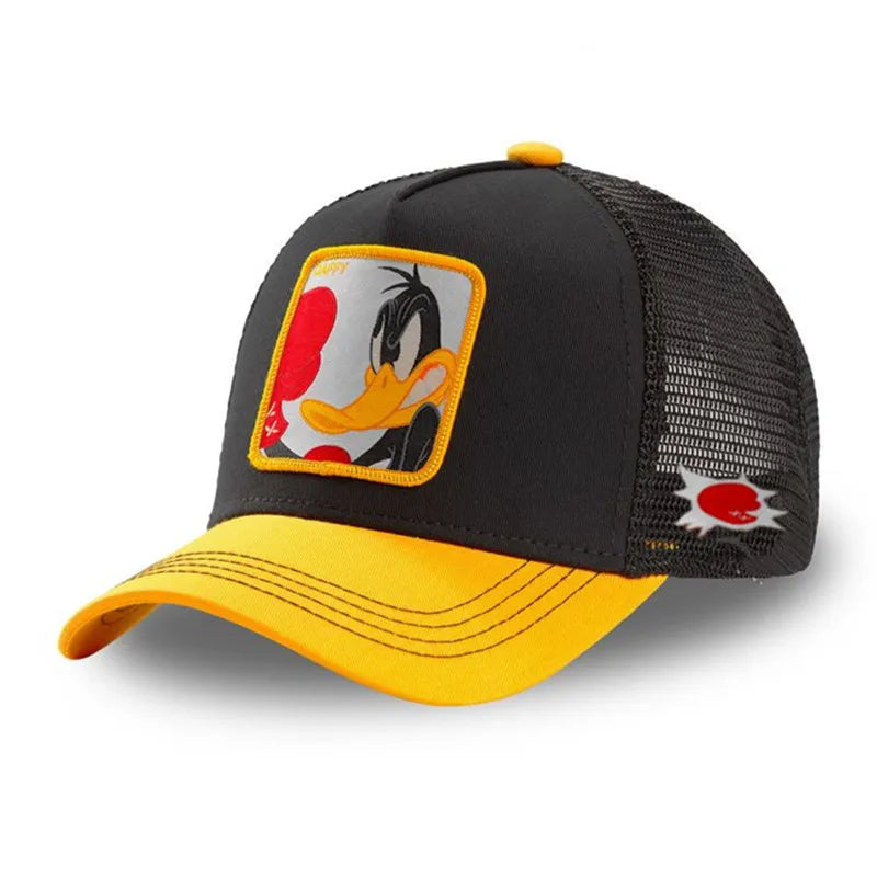 Casquette de baseball unisexe Anime Cartoon pour hommes, chapeau de camionneur, patch Piazza, haute qualité, offre spéciale Camara Shopping Casquette de baseball unisexe Anime Cartoon pour hommes, chapeau de camionneur, patch Piazza, haute qualité, offre spéciale