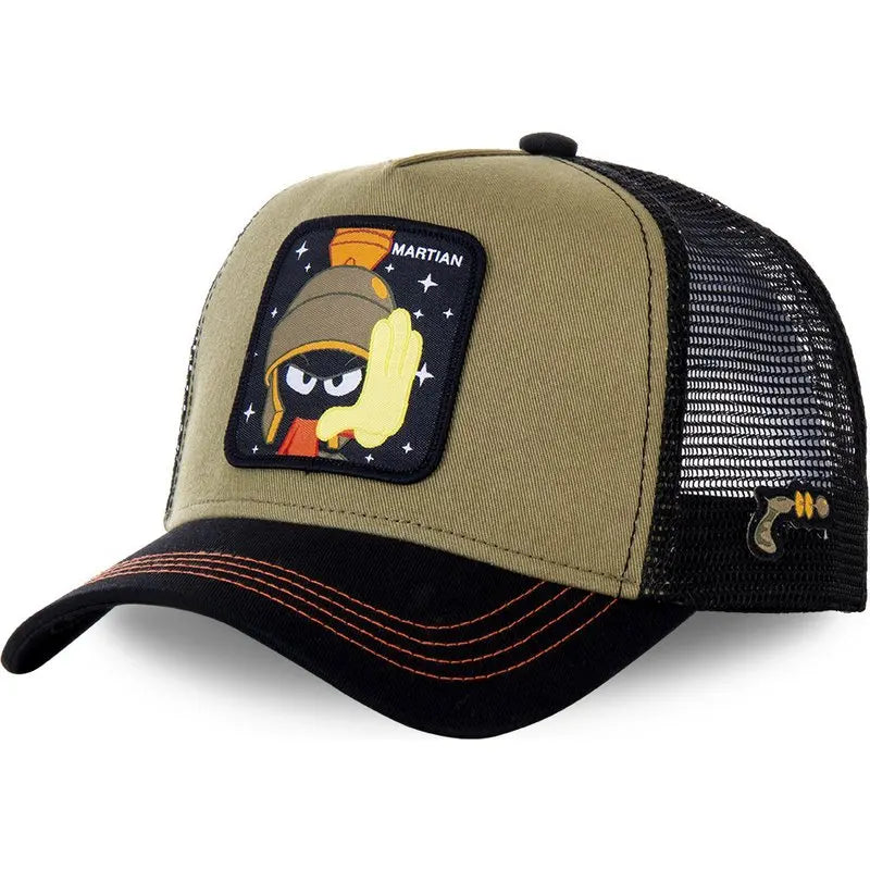 Casquette de baseball unisexe Anime Cartoon pour hommes, chapeau de camionneur, patch Piazza, haute qualité, offre spéciale Camara Shopping Casquette de baseball unisexe Anime Cartoon pour hommes, chapeau de camionneur, patch Piazza, haute qualité, offre spéciale