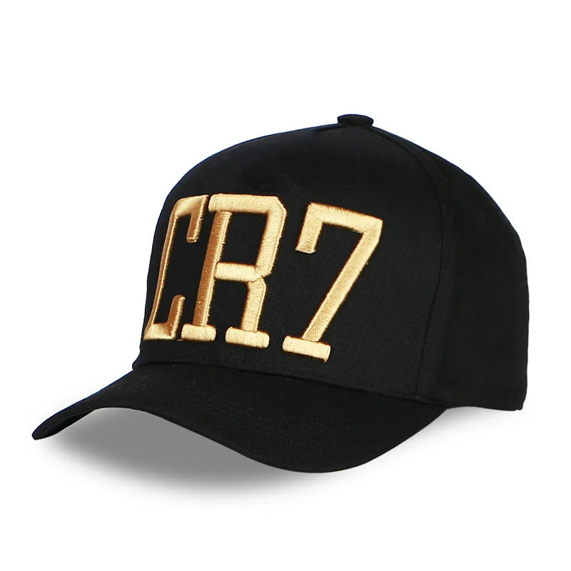 Cristiano Ronaldo CR7 casquette de baseball coton réglable 3D broderie os CR7 chapeau de relance hommes femmes chapeaux de sport décontractés Camara Shopping Cristiano Ronaldo CR7 casquette de baseball coton réglable 3D broderie os CR7 chapeau de relance hommes femmes chapeaux de sport décontractés