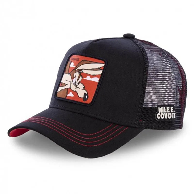 Casquette de baseball unisexe Anime Cartoon pour hommes, chapeau de camionneur, patch Piazza, haute qualité, offre spéciale Camara Shopping Casquette de baseball unisexe Anime Cartoon pour hommes, chapeau de camionneur, patch Piazza, haute qualité, offre spéciale