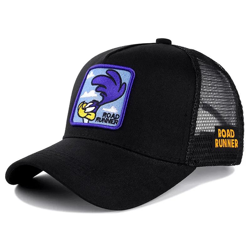 Casquette de baseball unisexe Anime Cartoon pour hommes, chapeau de camionneur, patch Piazza, haute qualité, offre spéciale Camara Shopping Casquette de baseball unisexe Anime Cartoon pour hommes, chapeau de camionneur, patch Piazza, haute qualité, offre spéciale