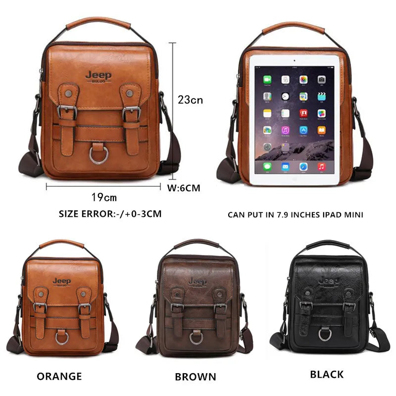 JEEP BULUO multi-fonction affaires sacs à main hommes nouveau homme sac à bandoulière grande capacité en cuir sac de messager bandoulière grande marque Camara Shopping JEEP BULUO multi-fonction affaires sacs à main hommes nouveau homme sac à bandoulière grande capacité en cuir sac de messager bandoulière grande marque
