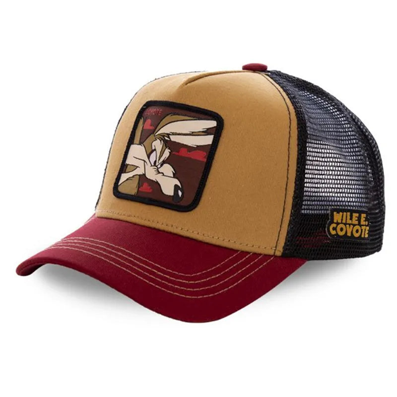 Casquette de baseball unisexe Anime Cartoon pour hommes, chapeau de camionneur, patch Piazza, haute qualité, offre spéciale Camara Shopping Casquette de baseball unisexe Anime Cartoon pour hommes, chapeau de camionneur, patch Piazza, haute qualité, offre spéciale