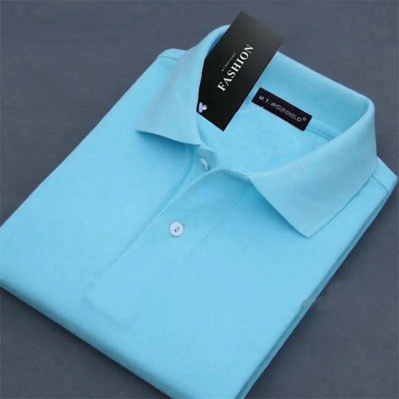 100% coton haute qualité été hommes Polos XS-5XL décontracté solide à manches courtes Polos Homme mode sport chemise hommes hauts - Camara Shopping100% coton haute qualité été hommes Polos XS-5XL décontracté solide à manches courtes Polos Homme mode sport chemise hommes hauts