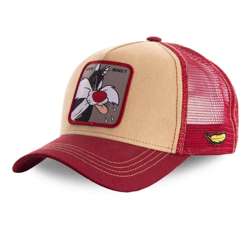 Casquette de baseball unisexe Anime Cartoon pour hommes, chapeau de camionneur, patch Piazza, haute qualité, offre spéciale Camara Shopping Casquette de baseball unisexe Anime Cartoon pour hommes, chapeau de camionneur, patch Piazza, haute qualité, offre spéciale