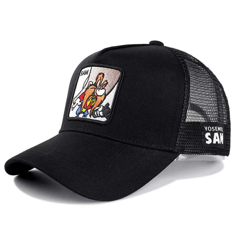 Casquette de baseball unisexe Anime Cartoon pour hommes, chapeau de camionneur, patch Piazza, haute qualité, offre spéciale Camara Shopping Casquette de baseball unisexe Anime Cartoon pour hommes, chapeau de camionneur, patch Piazza, haute qualité, offre spéciale