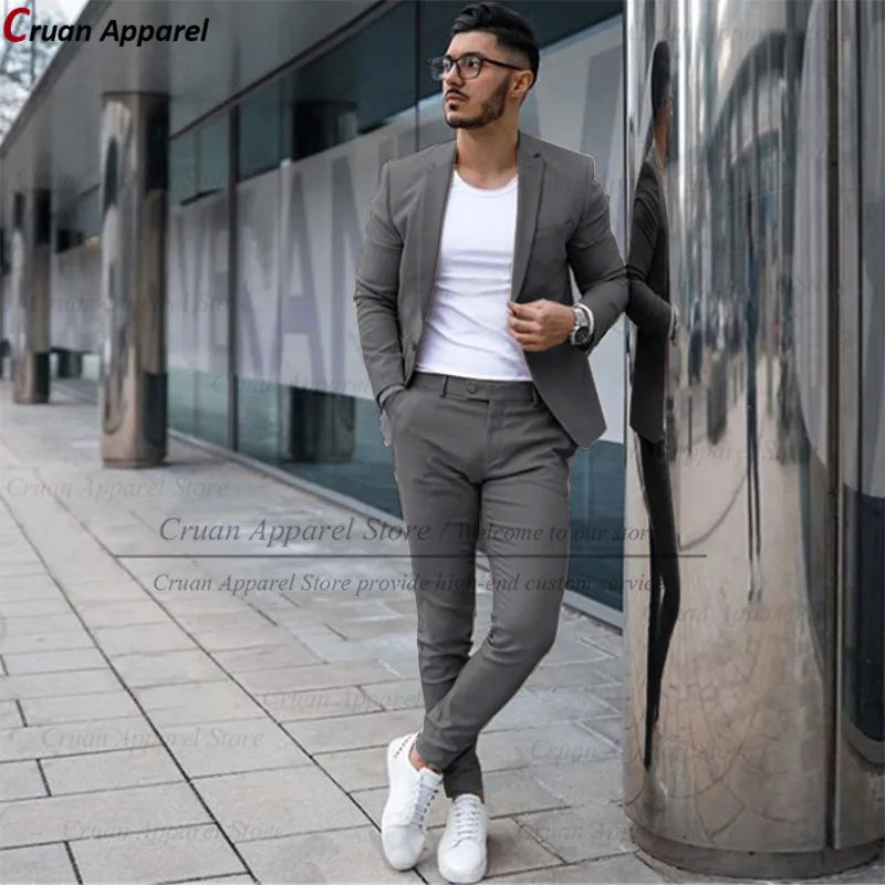 Ensemble sur mesure pour hommes, veste et pantalon décontractés, coupe couvertes, streetwear décontracté, beige, mode classique, fête de mariage, marié imbibé, nouveau, 2 pièces Camara Shopping Ensemble sur mesure pour hommes, veste et pantalon décontractés, coupe couvertes, streetwear décontracté, beige, mode classique, fête de mariage, marié imbibé, nouveau, 2 pièces