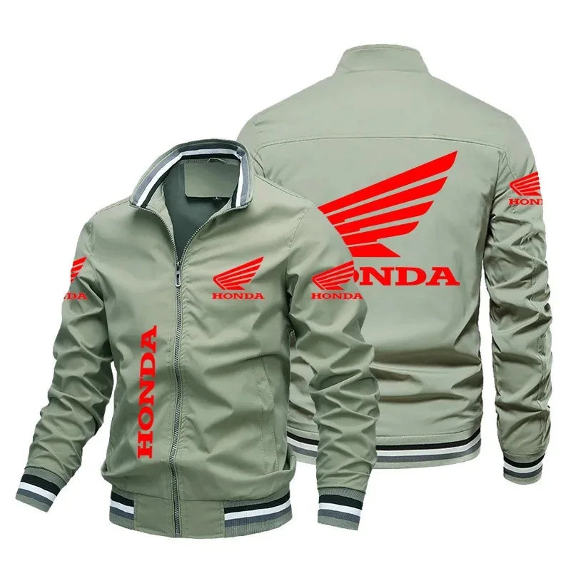 Veste de course Honda pour hommes, à la mode, décontractée, ample, pour moto, Sports de plein air, vêtements d'équipe de course de cyclisme, 2025 Camara Shopping Veste de course Honda pour hommes, à la mode, décontractée, ample, pour moto, Sports de plein air, vêtements d'équipe de course de cyclisme, 2025