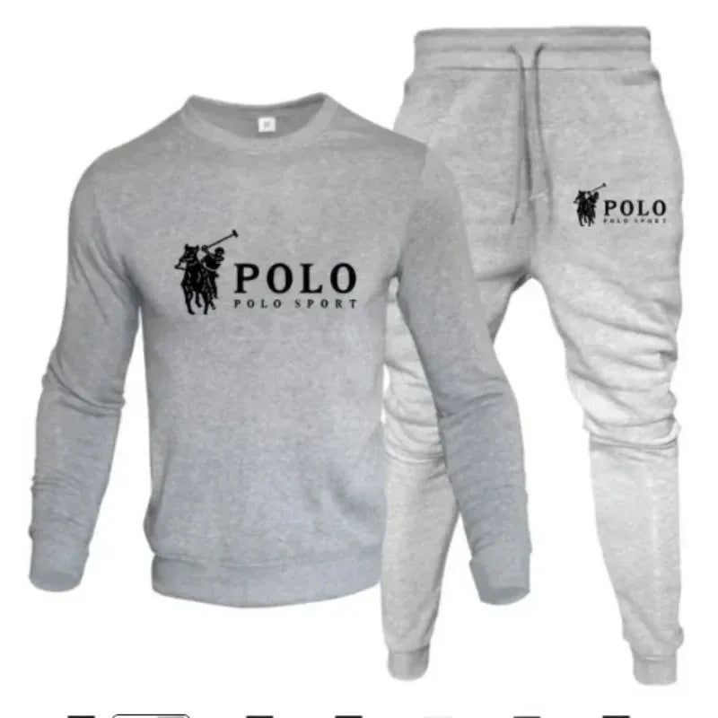 Ensembles d'automne et d'hiver pour hommes, sweat-shirt à col rond et pantalons de jogging, mode automne et hiver, fitness en plein air et décontracté Camara Shopping Ensembles d'automne et d'hiver pour hommes, sweat-shirt à col rond et pantalons de jogging, mode automne et hiver, fitness en plein air et décontracté