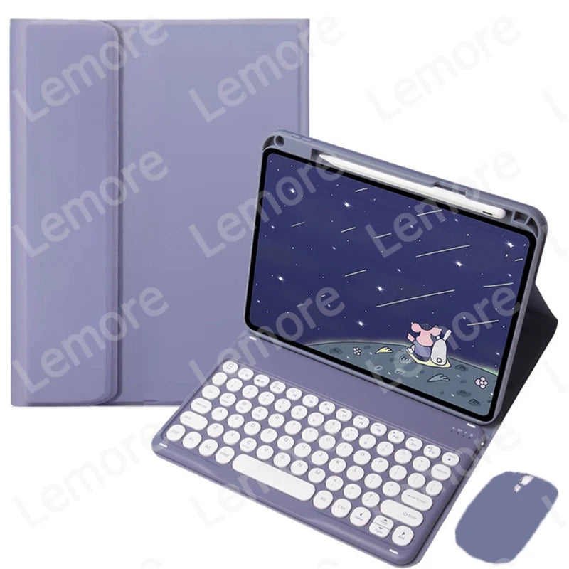 Housse de tablette pour clavier Redmi Pad 2, étui de support de 11 pouces avec fente pour crayon pour clavier espagnol Xiaomi Redmi Pad 2 2025
