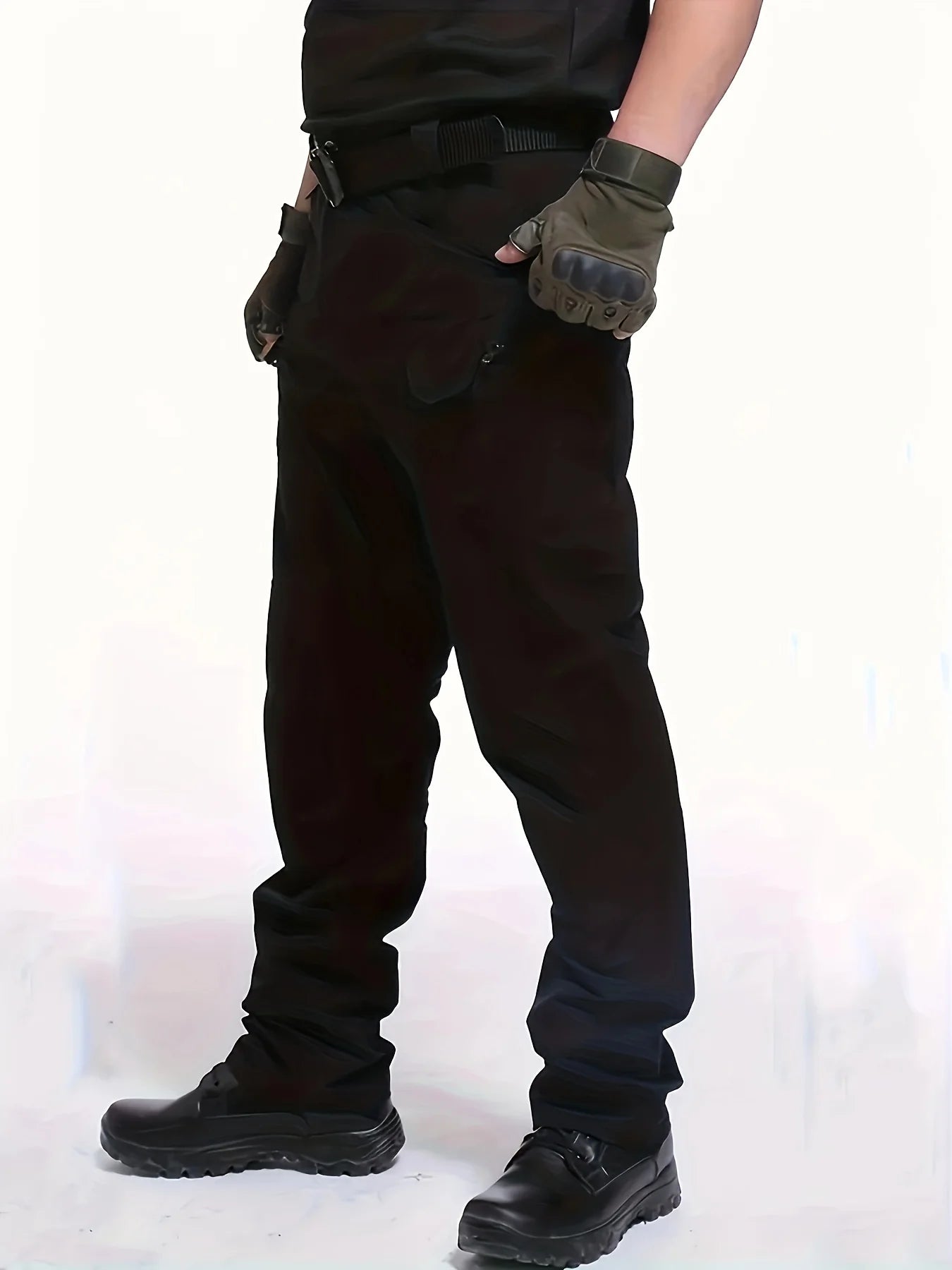 Pantalon cargo fin pour hommes, grande taille 5XL, avec poches latérales, pour le printemps et l'été, pantalon tactique ample de style punk, pour hommes grands et corpulents Camara Shopping Pantalon cargo fin pour hommes, grande taille 5XL, avec poches latérales, pour le printemps et l'été, pantalon tactique ample de style punk, pour hommes grands et corpulents