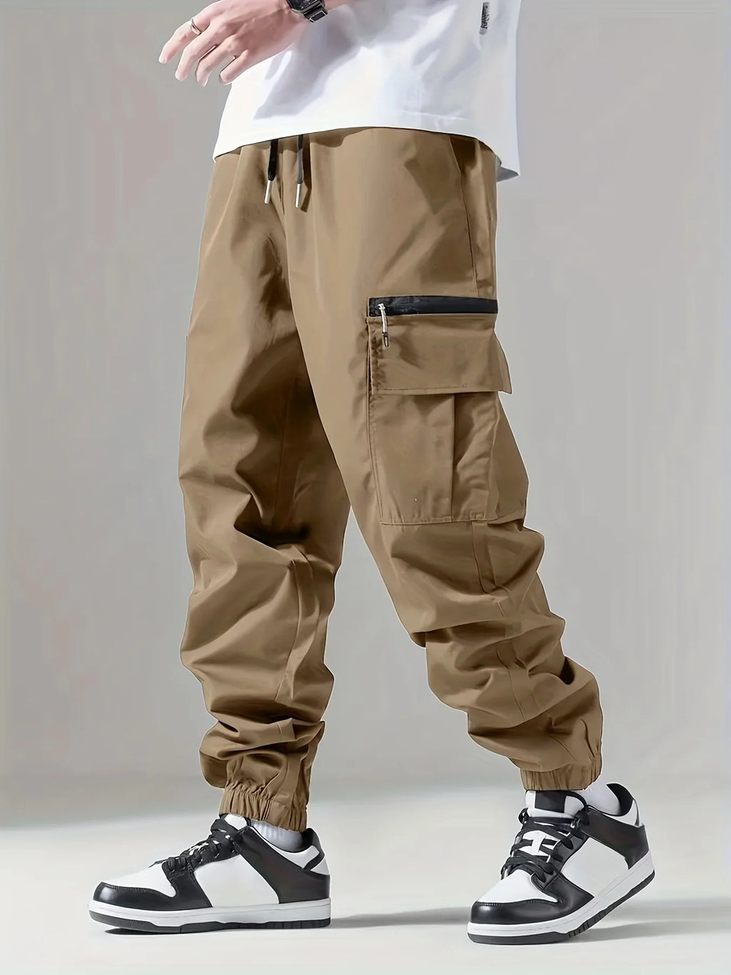 Pantalon cargo pour hommes, fjm fin, confortable et respirant, décontracté, extérieur, portable, course à pied, cyclisme, approche multi-poches Camara Shopping Pantalon cargo pour hommes, fjm fin, confortable et respirant, décontracté, extérieur, portable, course à pied, cyclisme, approche multi-poches