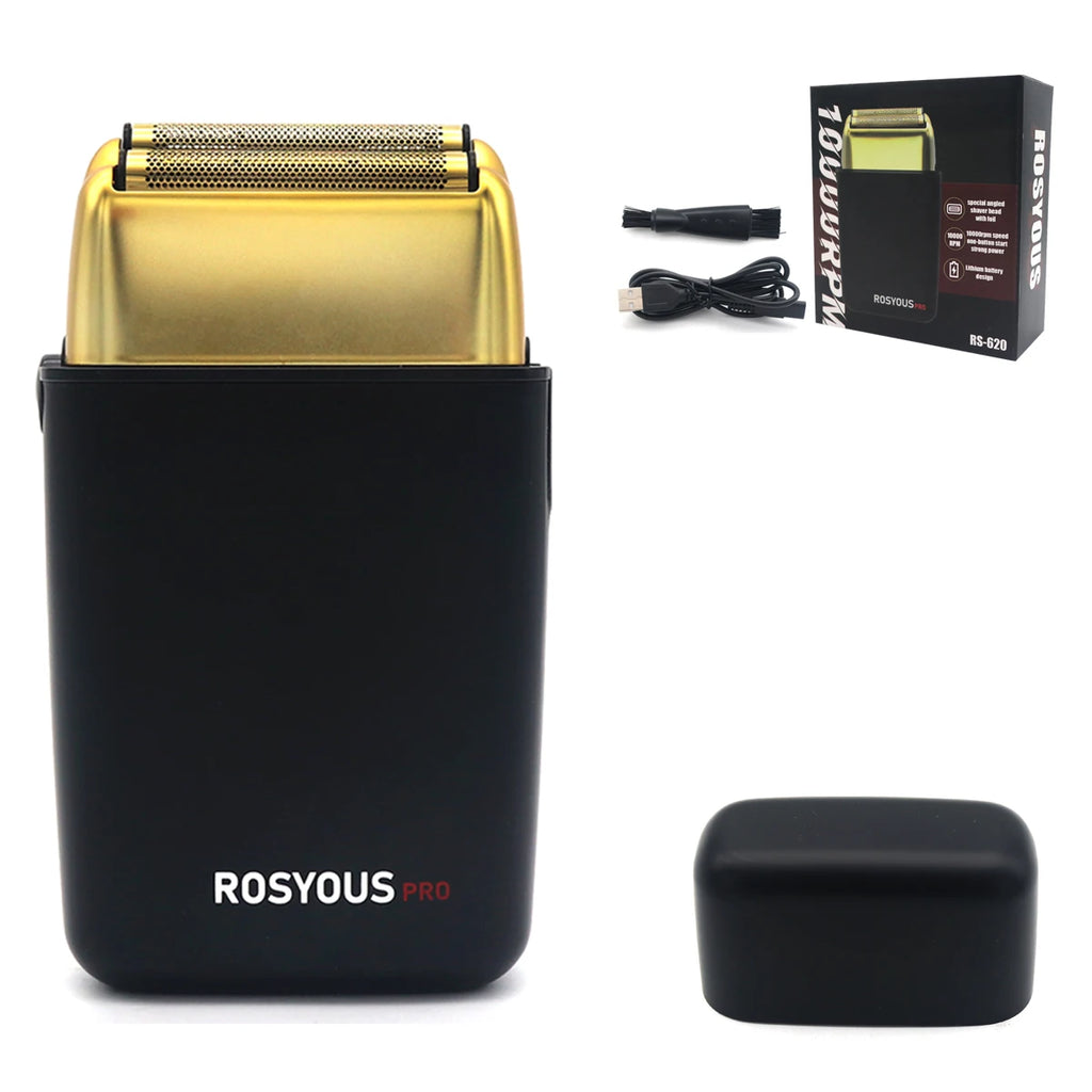 ROSYOUS RS620 Double feuille bleu couteau hypoallergénique Net 10000 tr/min USB sans fil professionnel barbier rasoir Machine de coupe de cheveux Camara Shopping ROSYOUS RS620 Double feuille bleu couteau hypoallergénique Net 10000 tr/min USB sans fil professionnel barbier rasoir Machine de coupe de cheveux