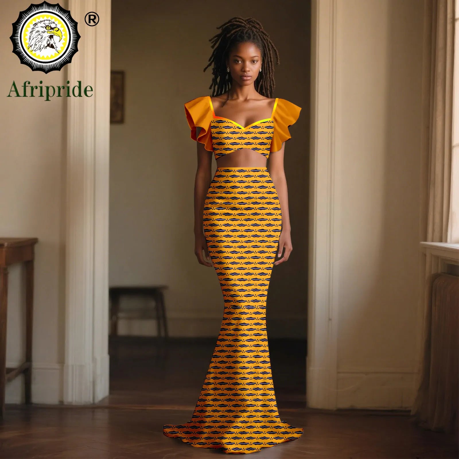 Vêtements africains pour femmes, haut court à manches évasées et jupes Maxi, ensemble 2 pièces, tenues Dashiki, tenue de fête Sexy Ankara, 2526060 Camara Shopping Vêtements africains pour femmes, haut court à manches évasées et jupes Maxi, ensemble 2 pièces, tenues Dashiki, tenue de fête Sexy Ankara, 2526060