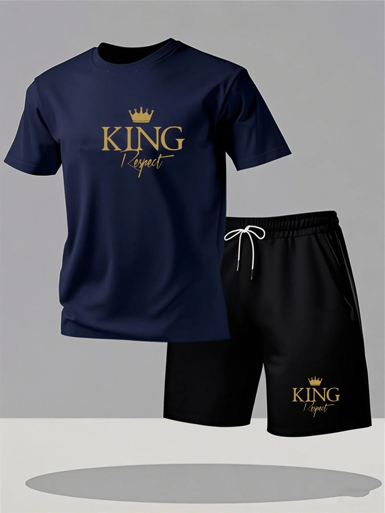 Ensemble de vêtements de sport décontractés pour hommes, été, col rond, manches courtes, t-shirt et short, ensemble 2 pièces, t-shirt à manches courtes et short pour hommes Camara Shopping Ensemble de vêtements de sport décontractés pour hommes, été, col rond, manches courtes, t-shirt et short, ensemble 2 pièces, t-shirt à manches courtes et short pour hommes