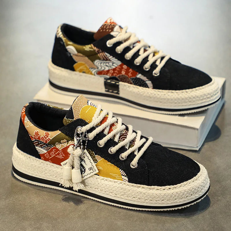Chaussures basses en toile tendance pour hommes, baskets à plateforme, confortables et respirantes, chaussures décontractées pour l'été, Zapatos Para hombres Camara Shopping Chaussures basses en toile tendance pour hommes, baskets à plateforme, confortables et respirantes, chaussures décontractées pour l'été, Zapatos Para hombres