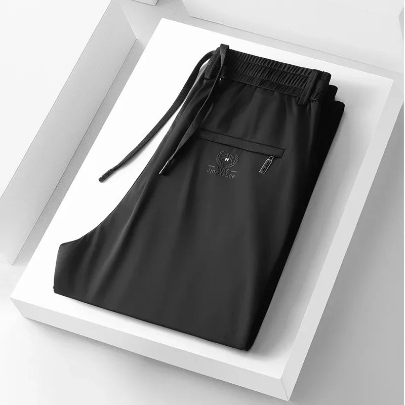 InjFabric Soft Ice pour hommes, pantalons décontractés fins, style coréen, mode, droit, haute commande, fjMale, marque de luxe, été, 2024 Camara Shopping InjFabric Soft Ice pour hommes, pantalons décontractés fins, style coréen, mode, droit, haute commande, fjMale, marque de luxe, été, 2024