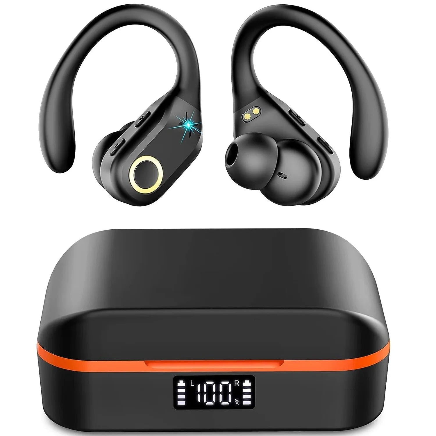 Nouveaux écouteurs sans fil ANC Bluetooth 5.3 TWS ANC casque antibruit double micros ENC casque sur l'oreille écouteurs mains libres - Camara ShoppingNouveaux écouteurs sans fil ANC Bluetooth 5.3 TWS ANC casque antibruit double micros ENC casque sur l'oreille écouteurs mains libres