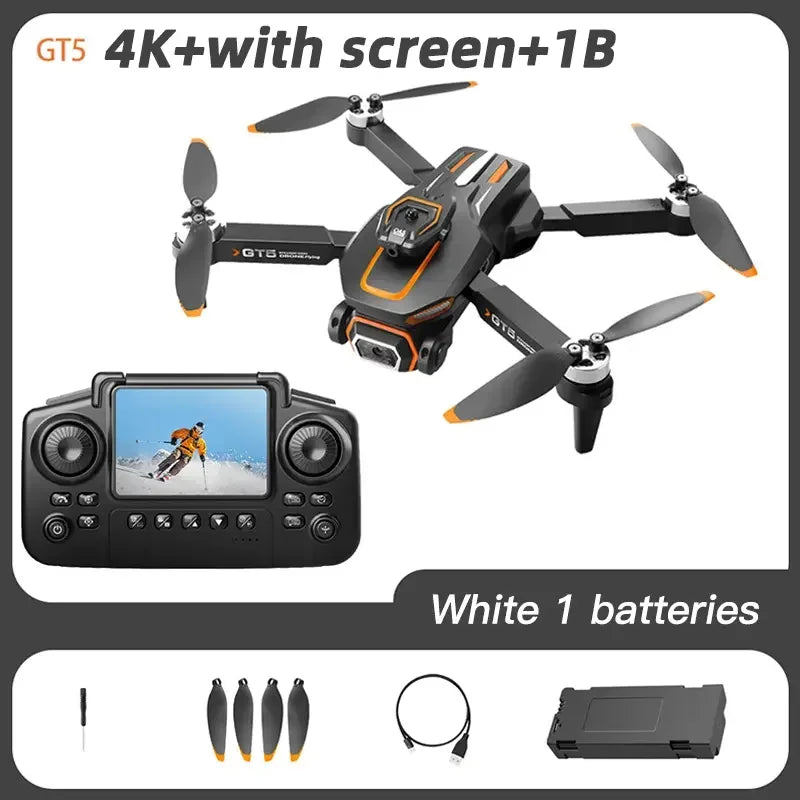 Drone pliable Lenovo GT5 8K HD à double objectif avec caméra grand angle, quadricoptère WiFi, jouets télécommandés pour enfants, cadeaux Camara Shopping Drone pliable Lenovo GT5 8K HD à double objectif avec caméra grand angle, quadricoptère WiFi, jouets télécommandés pour enfants, cadeaux