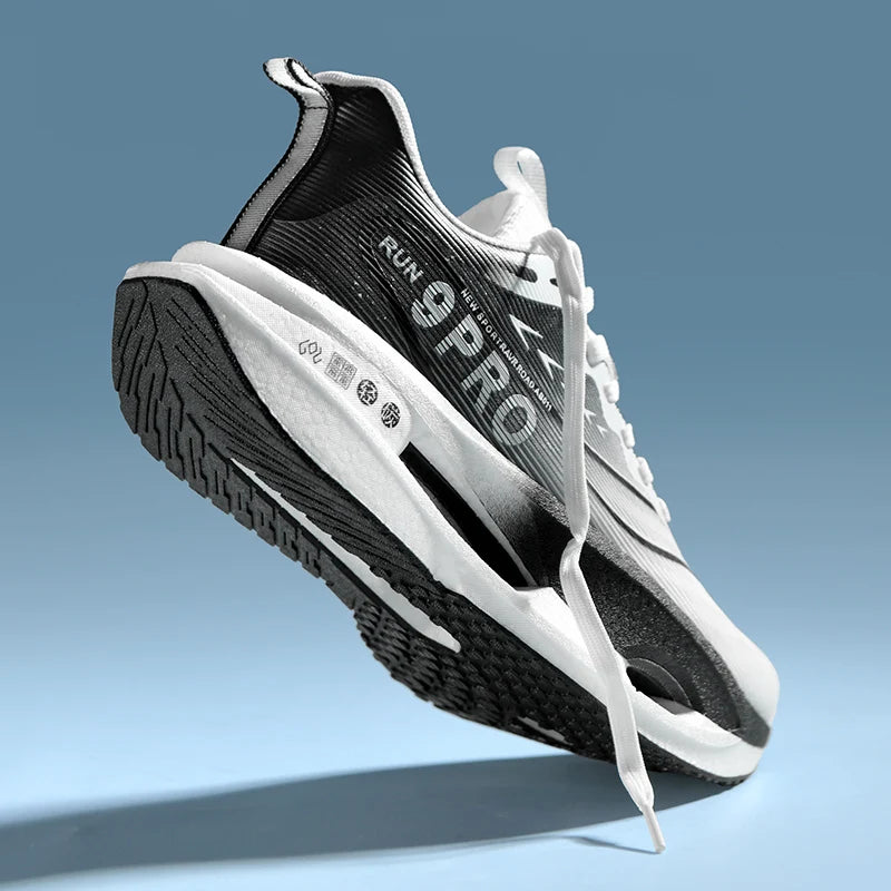 Chaussures de course pour hommes avec plaque en carbone, spécialité marathon, baskets de sport décontractées pour hommes, baskets athlétiques respirantes et confortables pour femmes Camara Shopping Chaussures de course pour hommes avec plaque en carbone, spécialité marathon, baskets de sport décontractées pour hommes, baskets athlétiques respirantes et confortables pour femmes