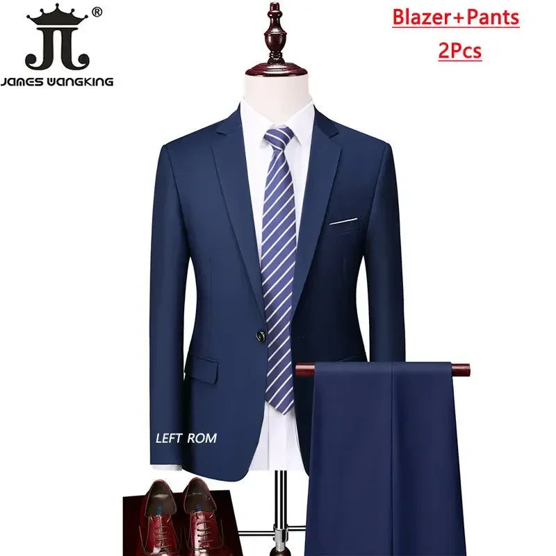 Costume homme formel pour le bureau, mariage, fête, couleur unie, tailles M-6XL, 15 couleurs (veste + gilet + pantalon) Camara Shopping Costume homme formel pour le bureau, mariage, fête, couleur unie, tailles M-6XL, 15 couleurs (veste + gilet + pantalon)