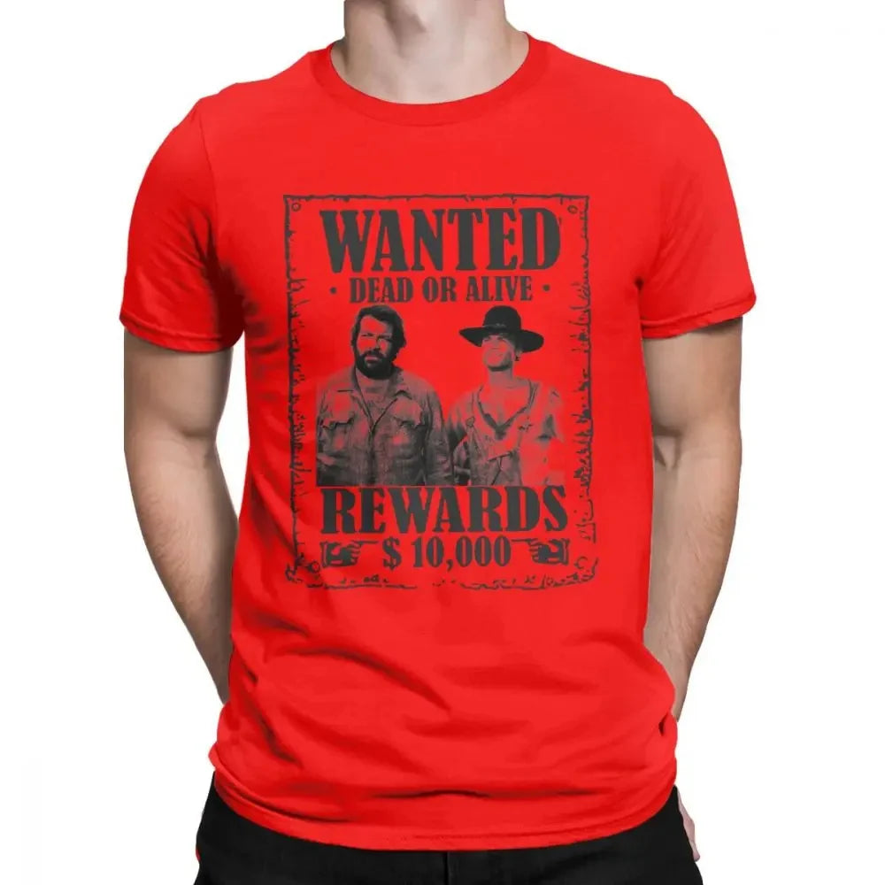 T-shirt pour hommes Bud Spencer Terence Hill Wanted Lo Chimavano, t-shirt classique du film épique, t-shirts Harajuku, hauts graphiques, t-shirt vintage Camara Shopping T-shirt pour hommes Bud Spencer Terence Hill Wanted Lo Chimavano, t-shirt classique du film épique, t-shirts Harajuku, hauts graphiques, t-shirt vintage