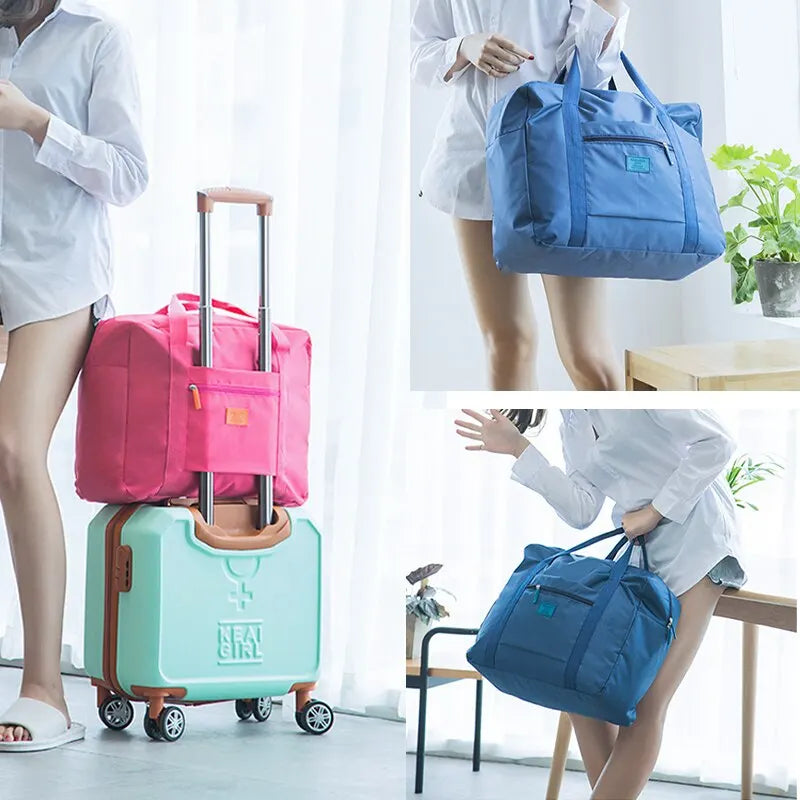 Sac de voyage pliable, sac de voyage léger pour femmes et hommes, fourre-tout, sac à bagages de transport, sac de nuit pour week-end Camara Shopping Sac de voyage pliable, sac de voyage léger pour femmes et hommes, fourre-tout, sac à bagages de transport, sac de nuit pour week-end