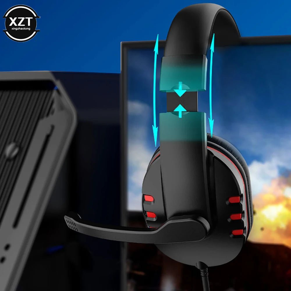 Casque de jeu filaire avec microphone, casque de jeu, PC, ordinateur portable, PS4, PS5, Play Station 4, 5, Nintendo Switch, tablette - Camara ShoppingCasque de jeu filaire avec microphone, casque de jeu, PC, ordinateur portable, PS4, PS5, Play Station 4, 5, Nintendo Switch, tablette