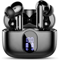 Écouteurs sans fil avec Bluetooth 5.3, écouteurs intra-auriculaires avec 4 micros ENC et 36 heures de lecture, affichage LED inclus Camara Shopping Écouteurs sans fil avec Bluetooth 5.3, écouteurs intra-auriculaires avec 4 micros ENC et 36 heures de lecture, affichage LED inclus