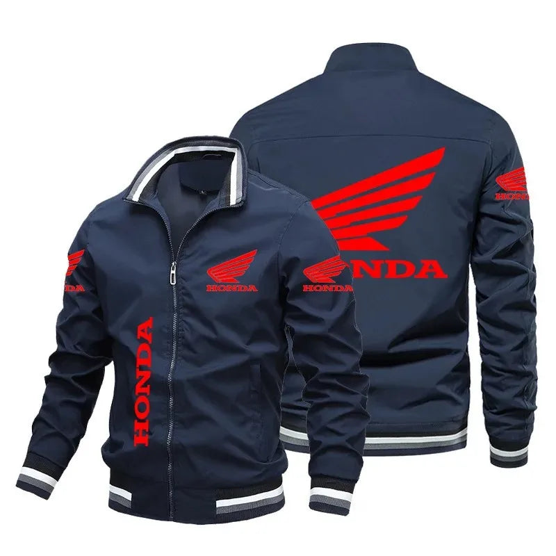 Veste de course Honda pour hommes, à la mode, décontractée, ample, pour moto, Sports de plein air, vêtements d'équipe de course de cyclisme, 2025 Camara Shopping Veste de course Honda pour hommes, à la mode, décontractée, ample, pour moto, Sports de plein air, vêtements d'équipe de course de cyclisme, 2025