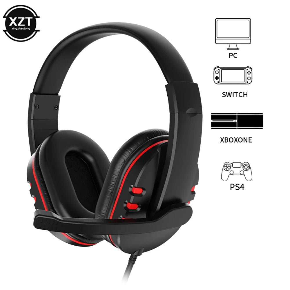 Casque de jeu filaire avec microphone, casque de jeu, PC, ordinateur portable, PS4, PS5, Play Station 4, 5, Nintendo Switch, tablette - Camara ShoppingCasque de jeu filaire avec microphone, casque de jeu, PC, ordinateur portable, PS4, PS5, Play Station 4, 5, Nintendo Switch, tablette