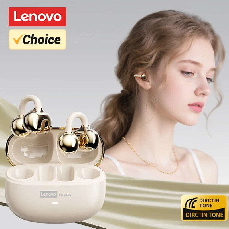 Écouteurs sans fil Bluetooth 6.0 Choice Lenovo LE302 OWS à clip d'oreille, appels HD, faible latence, pour le gaming – Nouveauté Camara Shopping Écouteurs sans fil Bluetooth 6.0 Choice Lenovo LE302 OWS à clip d'oreille, appels HD, faible latence, pour le gaming – Nouveauté