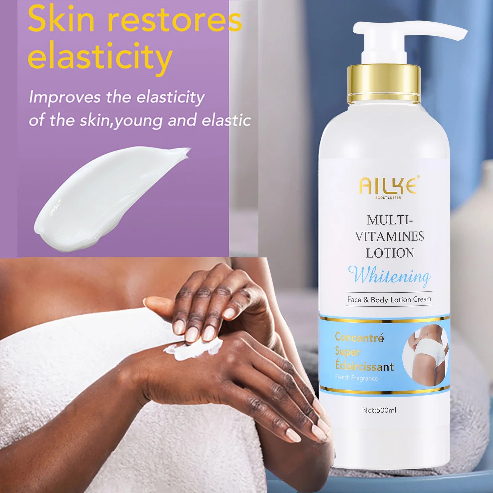 AILKE Soin éclaircissant multivitaminé pour femmes, hydratant, élimine les taches brunes, la mélanine, l'hyperpigmentation, le teint inégal Camara Shopping AILKE Soin éclaircissant multivitaminé pour femmes, hydratant, élimine les taches brunes, la mélanine, l'hyperpigmentation, le teint inégal
