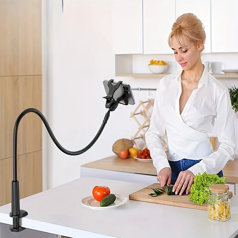 Pince de téléphone portable à col de cygne, bras long flexible, prêt Tatparesseux avec poignée, frais généraux en direct Camara Shopping Pince de téléphone portable à col de cygne, bras long flexible, prêt Tatparesseux avec poignée, frais généraux en direct