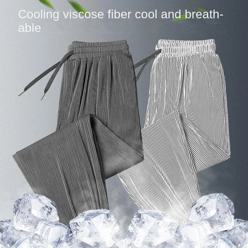 Ice InjUltra-mince pour homme, pantalon décontracté, séchage rapide, mode Harajuku, été Camara Shopping Ice InjUltra-mince pour homme, pantalon décontracté, séchage rapide, mode Harajuku, été