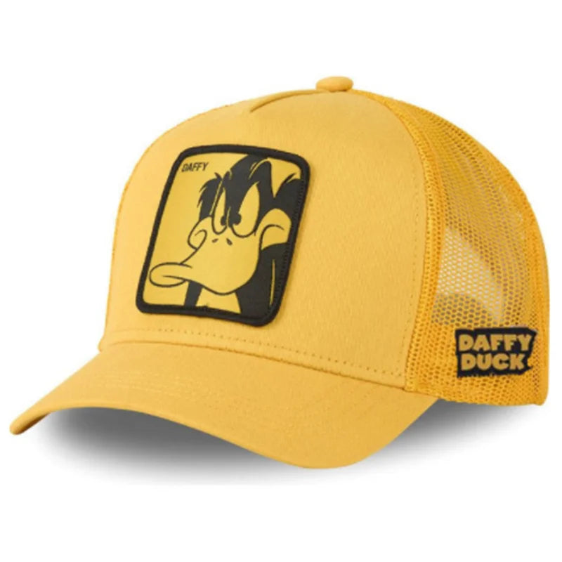 Casquette de baseball unisexe Anime Cartoon pour hommes, chapeau de camionneur, patch Piazza, haute qualité, offre spéciale Camara Shopping Casquette de baseball unisexe Anime Cartoon pour hommes, chapeau de camionneur, patch Piazza, haute qualité, offre spéciale