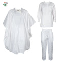 H & D vêtements africains broderie Bazin Riche robe pour hommes église fête mariage Thobe 3 PC haut et pantalon blanc costume ensemble usage quotidien Camara Shopping H & D vêtements africains broderie Bazin Riche robe pour hommes église fête mariage Thobe 3 PC haut et pantalon blanc costume ensemble usage quotidien