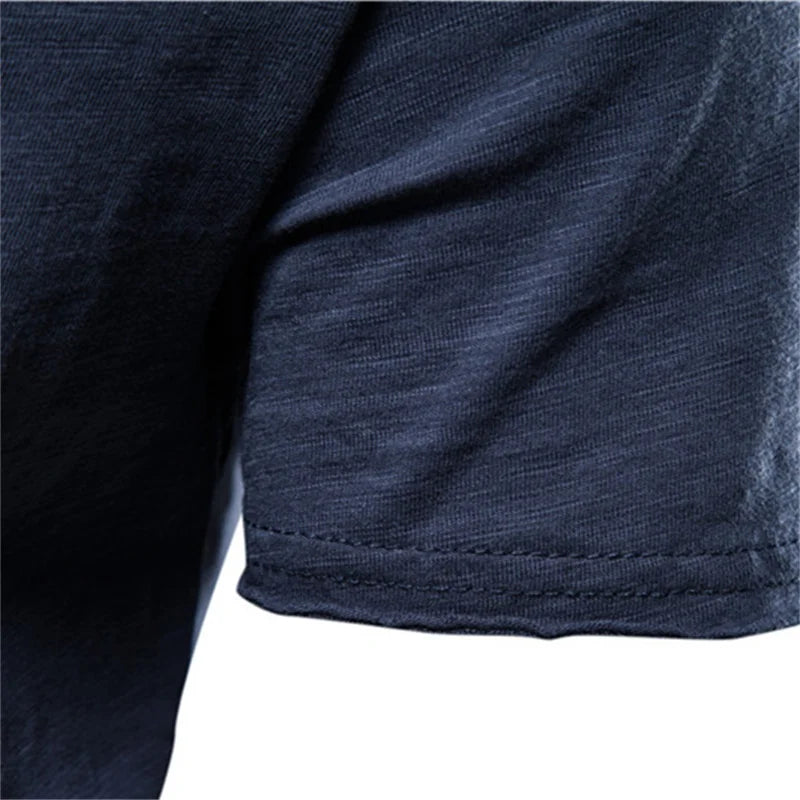 100% coton hommes T-shirt décontracté doux Fitness été mince T-shirts hommes vêtements de maison col rond à manches courtes solide T-shirt pour hommes Camara Shopping 100% coton hommes T-shirt décontracté doux Fitness été mince T-shirts hommes vêtements de maison col rond à manches courtes solide T-shirt pour hommes