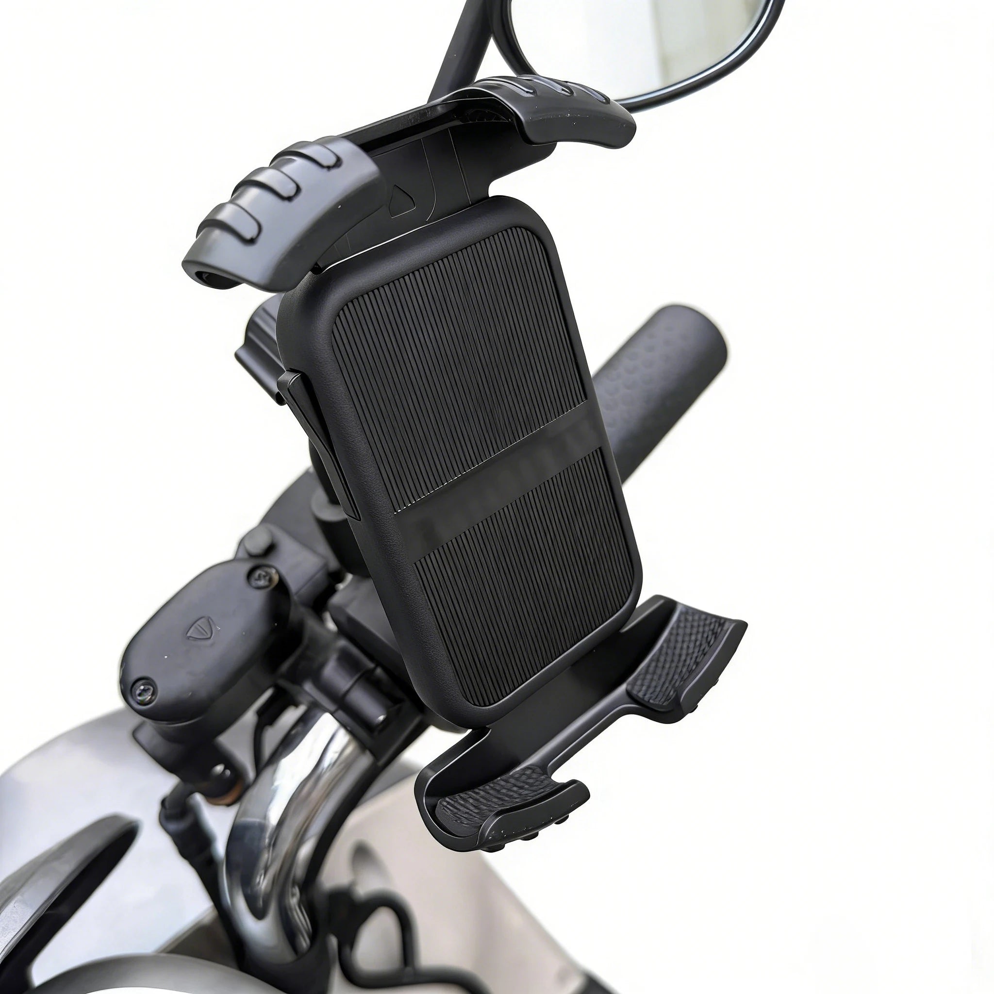 Bicycle Phone Clip Rearview Mirror Motorcycle Holder Rotating Knob Locking Mechanism Stability Enhancement Riding NavigationTool Camara Shopping Bicycle Phone Clip Rearview Mirror Motorcycle Holder Rotating Knob Locking Mechanism Stability Enhancement Riding NavigationTool