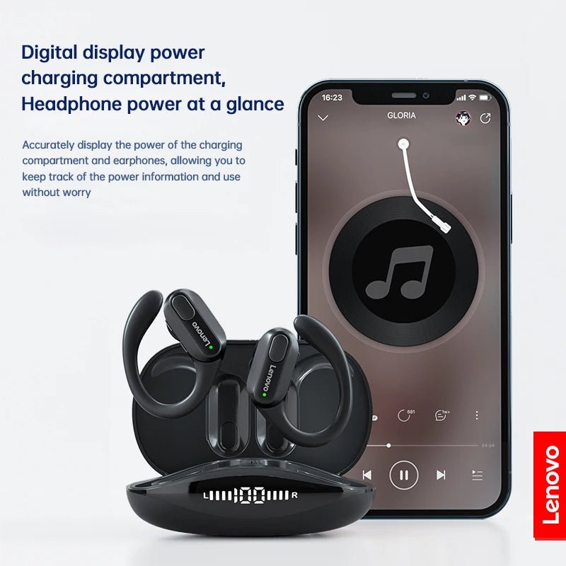 Écouteurs sans fil de sport d'origine Lenovo XT80 avec microphones, affichage de puissance LED, son stéréo HiFi écouteurs Bluetooth 5.3 TWS - Camara ShoppingÉcouteurs sans fil de sport d'origine Lenovo XT80 avec microphones, affichage de puissance LED, son stéréo HiFi écouteurs Bluetooth 5.3 TWS