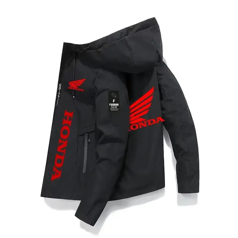 Sweat à capuche de moto Honda pour hommes, mode décontractée, sweat à capuche d'extérieur Honda, vêtements d'équipe de course avec Logo Honda, printemps/automne 2025 Camara Shopping Sweat à capuche de moto Honda pour hommes, mode décontractée, sweat à capuche d'extérieur Honda, vêtements d'équipe de course avec Logo Honda, printemps/automne 2025