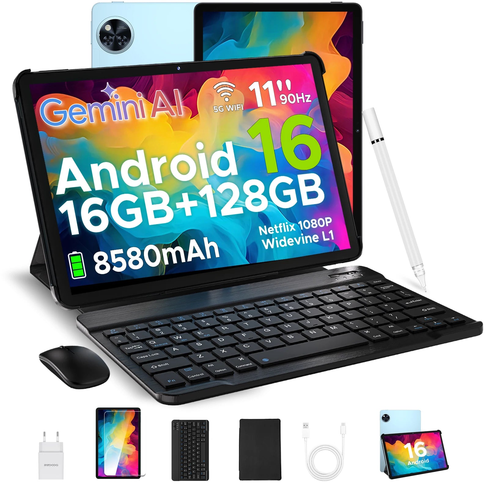 DOOGEE U11 tablette 11 "Ultra-clair 90Hz affichage 16GB 128GB 8580mAh batterie Unisoc T7200 double haut-parleur Widevine L1 Android 16 Camara Shopping DOOGEE U11 tablette 11 "Ultra-clair 90Hz affichage 16GB 128GB 8580mAh batterie Unisoc T7200 double haut-parleur Widevine L1 Android 16