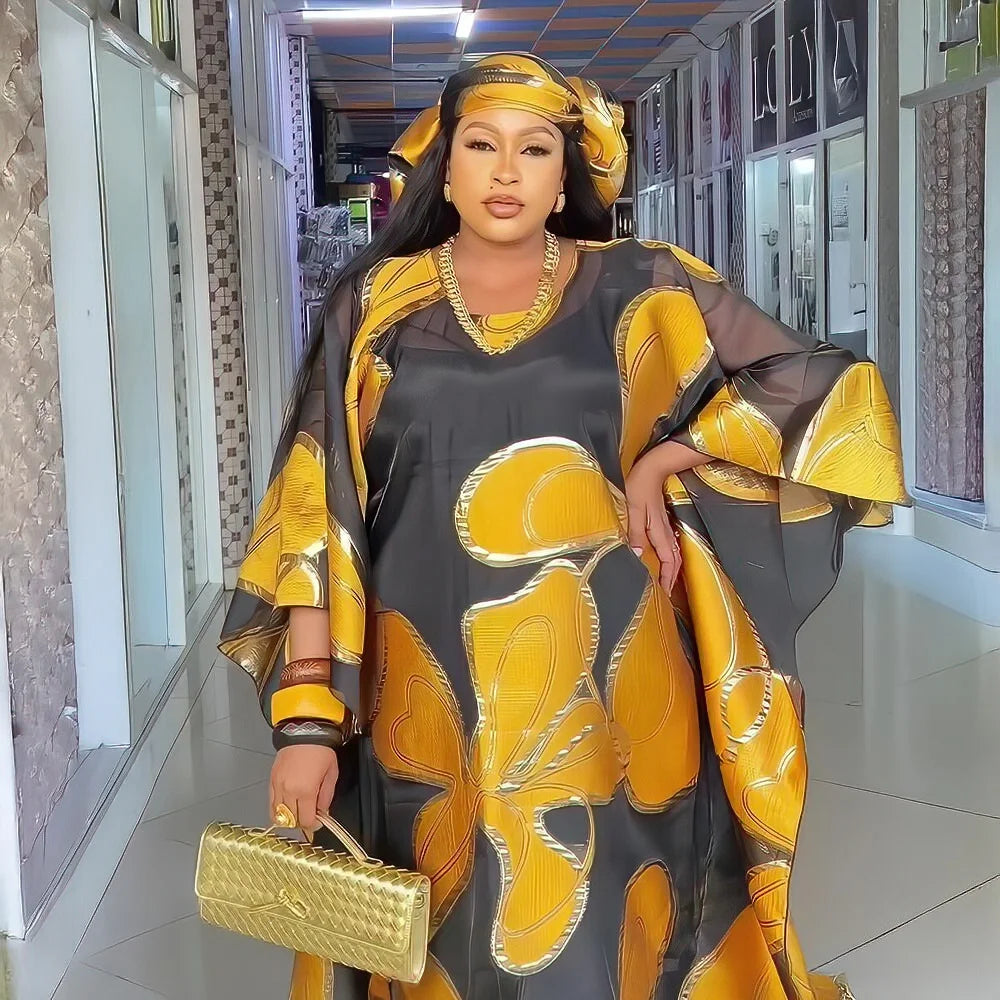 Nouvelles Robes Africaines pour Femme, Ensemble Deux Pièces, Vêtements d'Église pour Femme avec Foulard Intégré, Tenue Africaine Camara Shopping Nouvelles Robes Africaines pour Femme, Ensemble Deux Pièces, Vêtements d'Église pour Femme avec Foulard Intégré, Tenue Africaine
