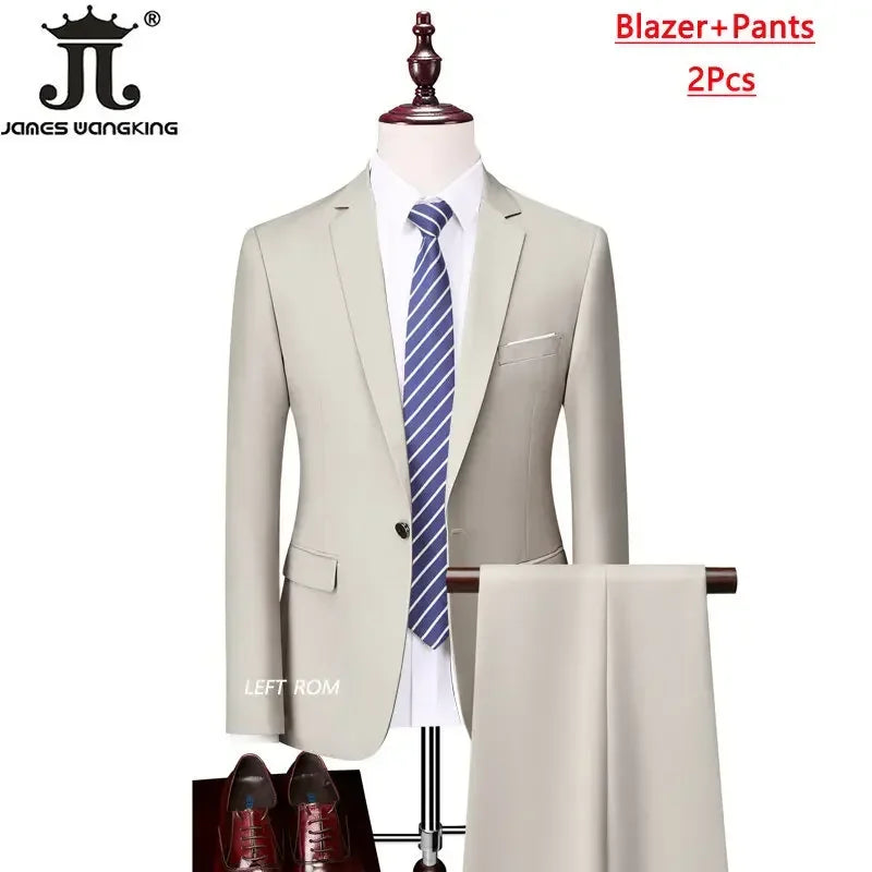 Costume homme formel pour le bureau, mariage, fête, couleur unie, tailles M-6XL, 15 couleurs (veste + gilet + pantalon) Camara Shopping Costume homme formel pour le bureau, mariage, fête, couleur unie, tailles M-6XL, 15 couleurs (veste + gilet + pantalon)