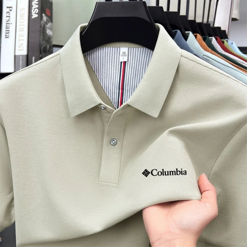 Polo homme 100 % coton pur, marque haut de gamme 2026, manches courtes, mode été, logo brodé, haut de golf, t-shirt décontracté Camara Shopping Polo homme 100 % coton pur, marque haut de gamme 2026, manches courtes, mode été, logo brodé, haut de golf, t-shirt décontracté