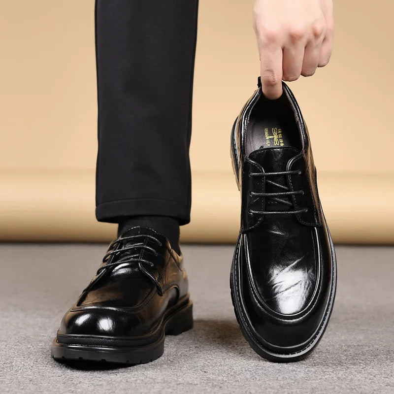 Chaussures en cuir formelles pour hommes, grandes tailles 38-48, semelle antidérapante, bout pointu, chaussures de bureau, chaussures de mariage Camara Shopping Chaussures en cuir formelles pour hommes, grandes tailles 38-48, semelle antidérapante, bout pointu, chaussures de bureau, chaussures de mariage