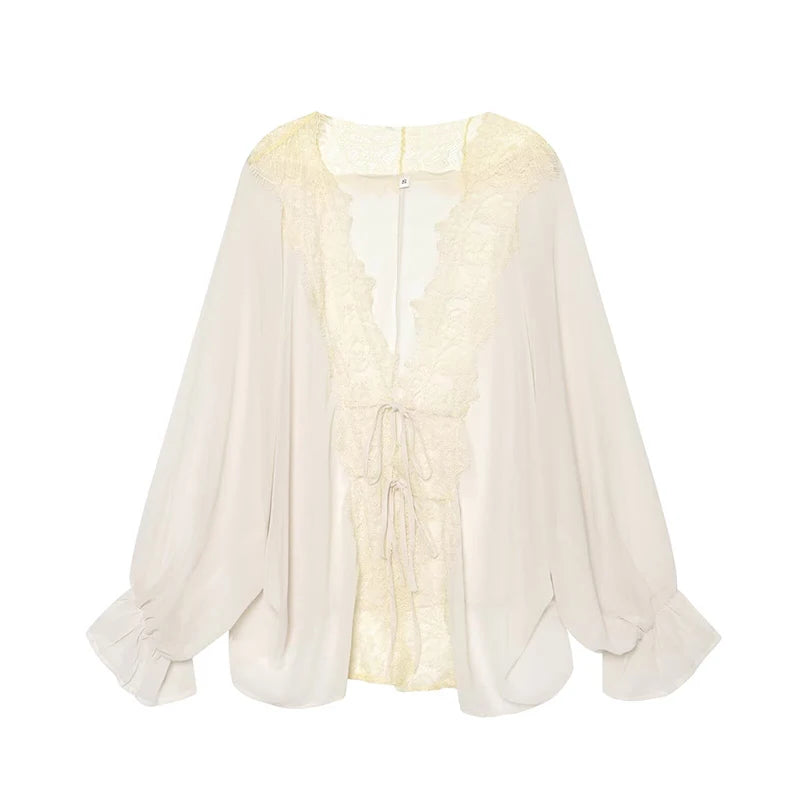 Chemises pour femmes, mode estivale, chemise en dentelle à empiècements, chemises décontractées amples pour femmes, chemisiers féminins, tops chics Camara Shopping Chemises pour femmes, mode estivale, chemise en dentelle à empiècements, chemises décontractées amples pour femmes, chemisiers féminins, tops chics