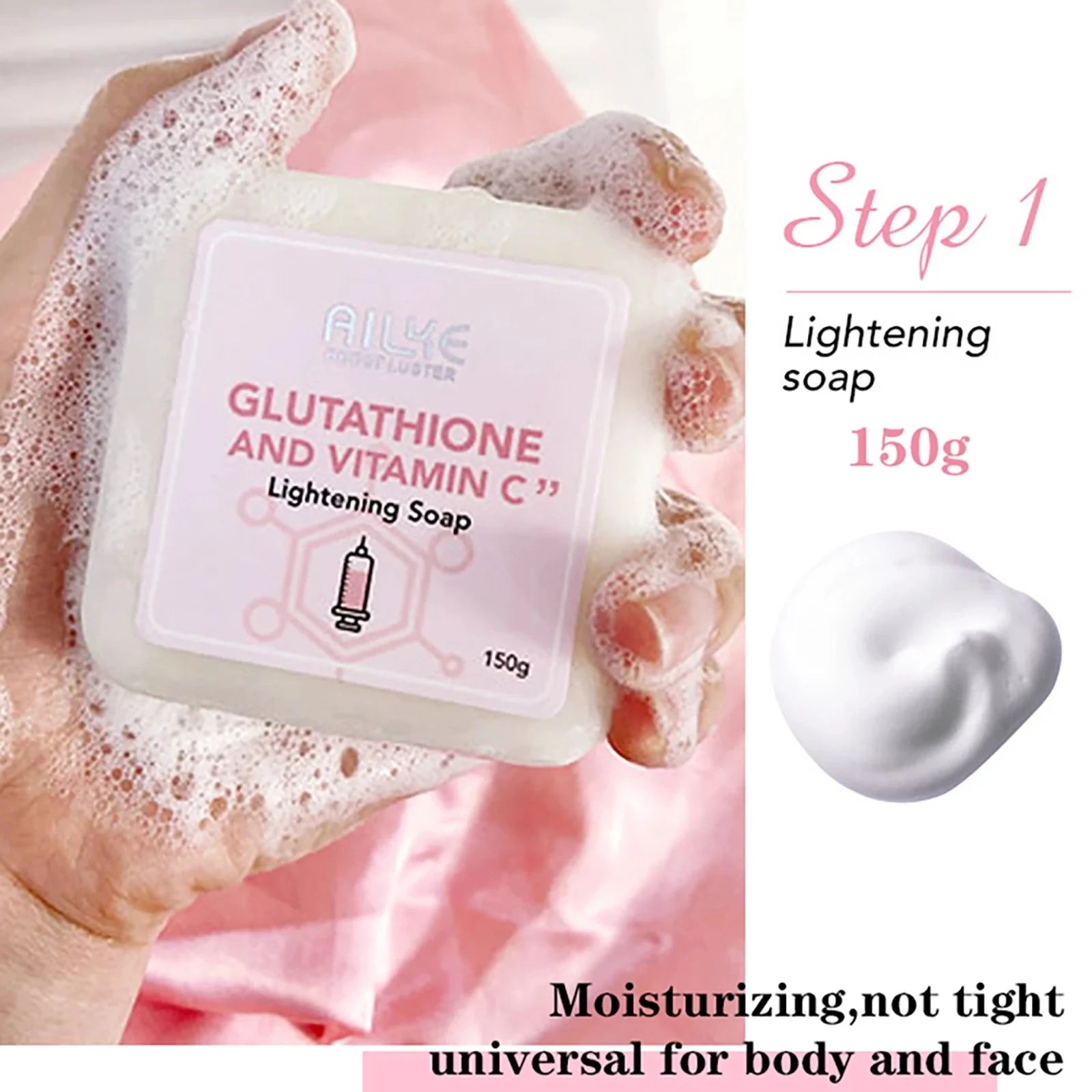 Coffret beauté éclaircissant AILKE à la vitamine C et au glutathion pour femmes, élimine les taches noires, hydrate, illumine la peau pour tous les types de carnation Camara Shopping Coffret beauté éclaircissant AILKE à la vitamine C et au glutathion pour femmes, élimine les taches noires, hydrate, illumine la peau pour tous les types de carnation