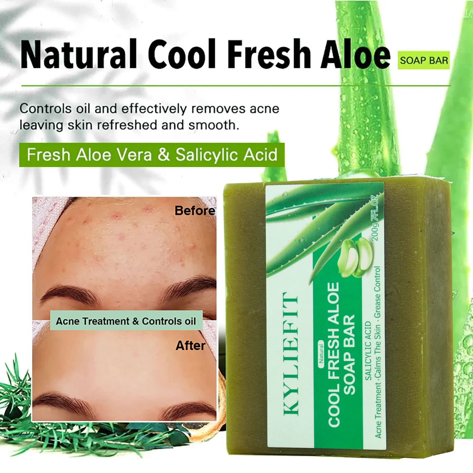 AILKE Savon blanchissant à l'aloe vera, élimine l'acné, les boutons, la peau rayonnante, améliore le lustre cutané, le bain végétalien pour femmes et hommes Camara Shopping AILKE Savon blanchissant à l'aloe vera, élimine l'acné, les boutons, la peau rayonnante, améliore le lustre cutané, le bain végétalien pour femmes et hommes