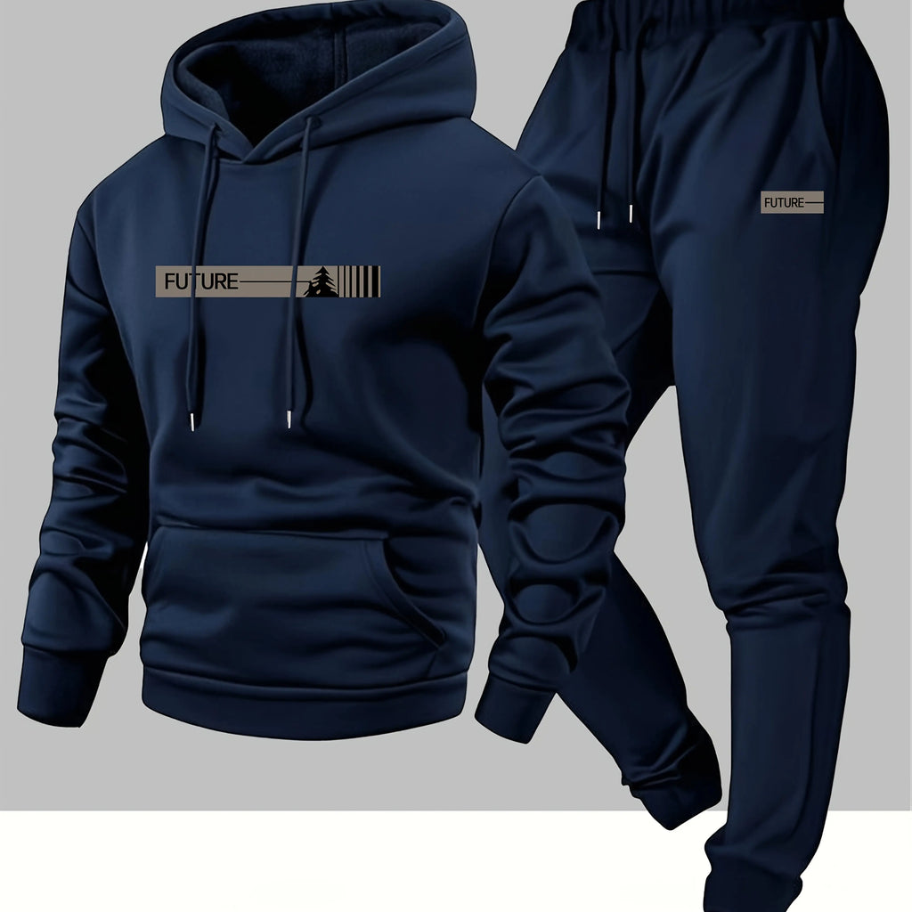 Ensemble jogging homme 2 pièces – Sweat à capuche et pantalon - Camara ShoppingEnsemble jogging homme 2 pièces – Sweat à capuche et pantalon